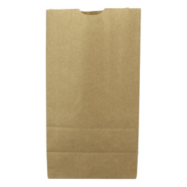 Paper Bag without Handle Kraft Brown 45g/m² 15+9x28cm (1000 Units)