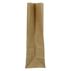 Paper Bag without Handle Kraft Brown 45g/m² 15+9x28cm (1000 Units)