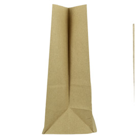 Paper Bag without Handle Kraft 50g/m² 18+12x29cm (25 Units)