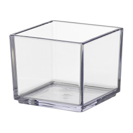 SAN "Cube" Durable Tasting Bowl Transparent 65ml (72 Units) 