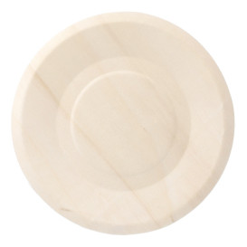 Wooden Plate Round Shape 15,5cm (50 Units) 