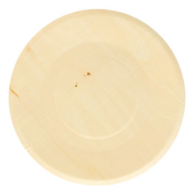 Wooden Plate Round Shape 21,5cm (50 Units) 