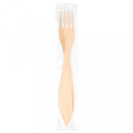 Wooden Fork Wrapped 1,50cm (100 Units)  