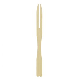 Bamboo Tasting Mini Fork 9cm (200 Units) 