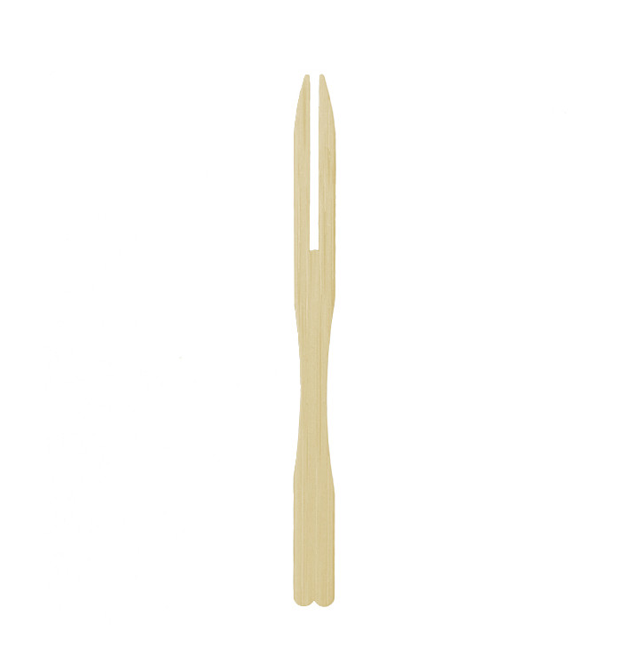 Bamboo Tasting Mini Fork 9cm (200 Units) Bamboo Tasting Mini Fork 9cm (200 Units)