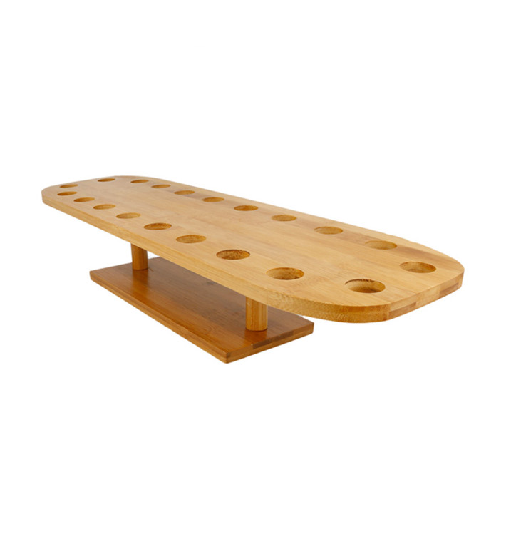 Bamboo Serving Cone Holder 20 slots (1 Unit) Bamboo Serving Cone Holder 20 slots (1 Unit)