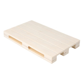 Wooden Mini Pallet Serving Platter 20x12x2cm (1 Unit) 