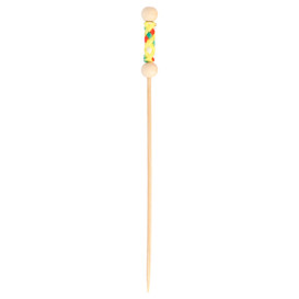 Bamboo Food Pick Natural Design 12cm (100 Units)  