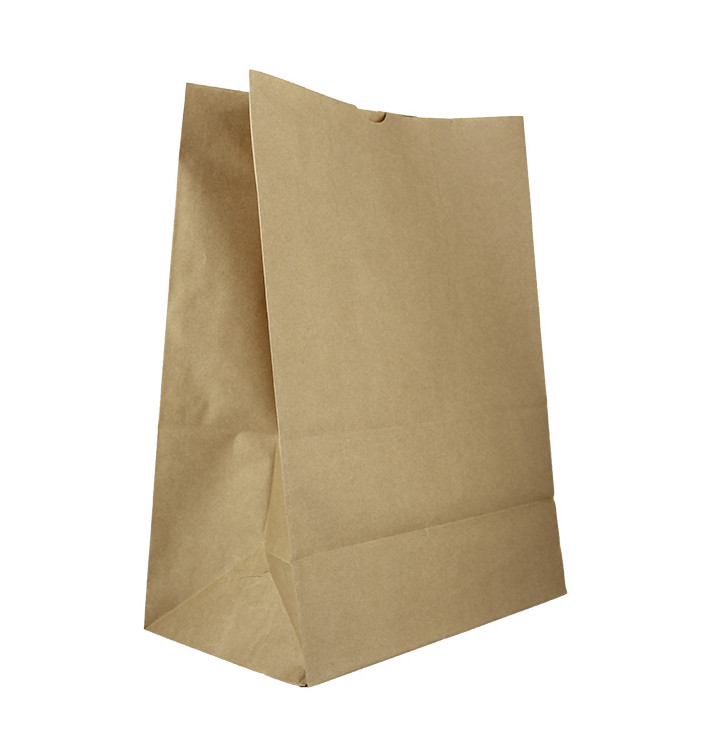 Paper Bag without Handle Kraft 50g/m² 22+12x30cm (1 Unit)