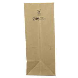 Paper Bag without Handle Kraft 50g/m² 22+12x30cm (1 Unit)