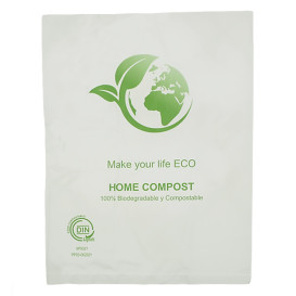Plastic Bag Bio Home Compost 23x30,5cm (100 Units)