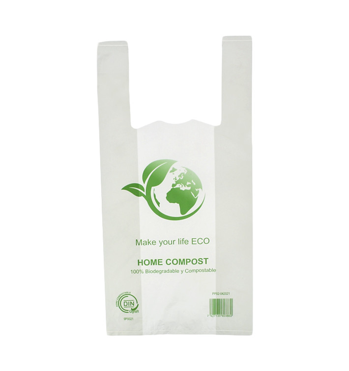 Plastic T-Shirt Bag Bio Home Compost 30x40cm (2.000 Units) Plastic T-Shirt Bag Bio Home Compost 30x40cm (2.000 Units)