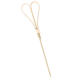 Bamboo Food Pick Heart Design 12cm (100 Units)  
