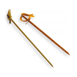 Bamboo Food Pick Bow Design 210cm (100 Units)  