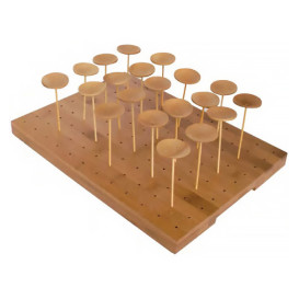 Bamboo Food Pick Holder Tray 25x30x1,3cm (1 Unit) 