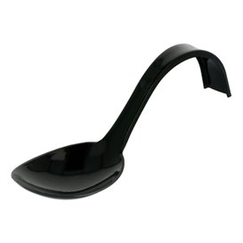 Tasting Spoon PS Curved Black 13 cm (500 Units)