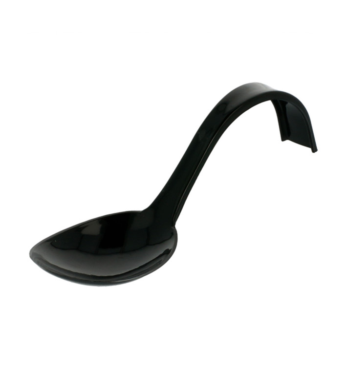 Tasting Spoon PS Curved Black 13 cm (500 Units)