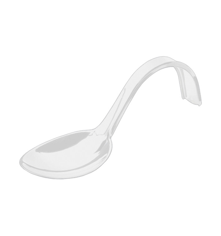 Tasting Spoon PS Curved White 13 cm (50 Units) 
