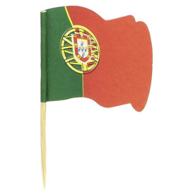 Portugal Flag Food Pick 6,5cm (144 Units) 