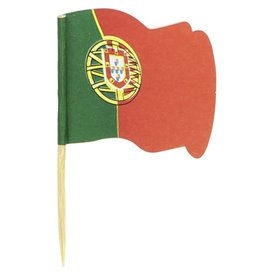 Portugal Flag Food Pick 6,5cm (14400 Units)