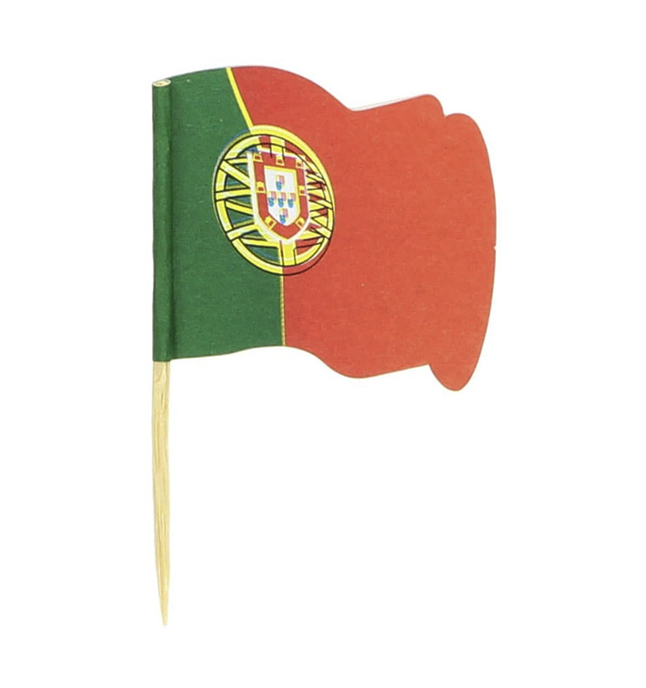 Portugal Flag Food Pick 6,5cm (14400 Units) Portugal Flag Food Pick 6,5cm (14400 Units)