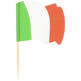 Italy Flag Food Pick 6,5cm (14400 Units)