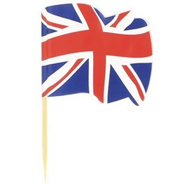 UK Flag Food Pick 6,5cm (14400 Units)