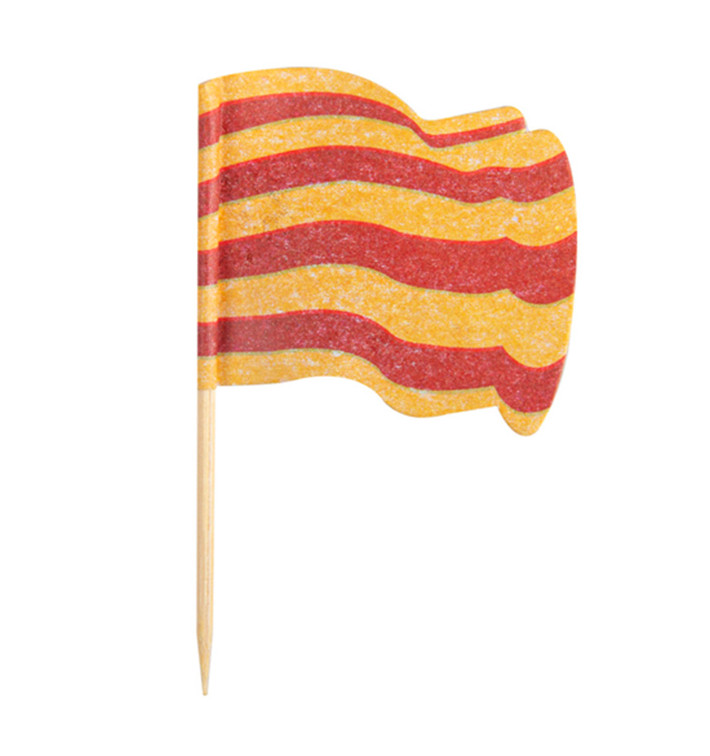 Catalonia Flag Food Pick 6,5cm (144 Units) Catalonia Flag Food Pick 6,5cm (144 Units)