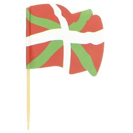Euskadi Flag Food Pick 6,5cm (14400 Units)