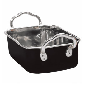 Serving Bucket Steel Black 14,5x9,5cm (1 Unit) 