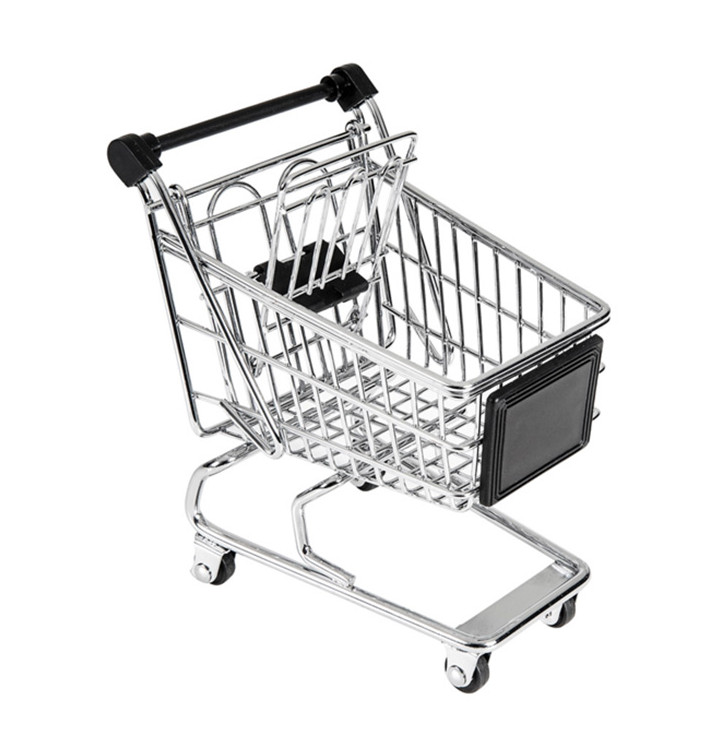 Serving Mini Shopping Basket Containers Steel 13x13,5x9,5cm (1 Unit) Serving Mini Shopping Basket Containers Steel 13x13,5x9,5cm (1 Unit)