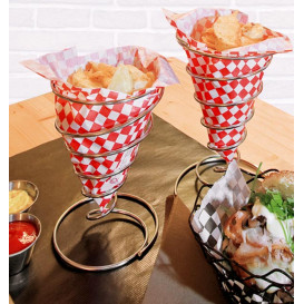 Serving Basket Containers Steel Ø10,5x15,5cm (1 Unit) 