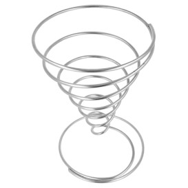 Serving Basket Containers Steel Ø10,5x15,5cm (6 Units)