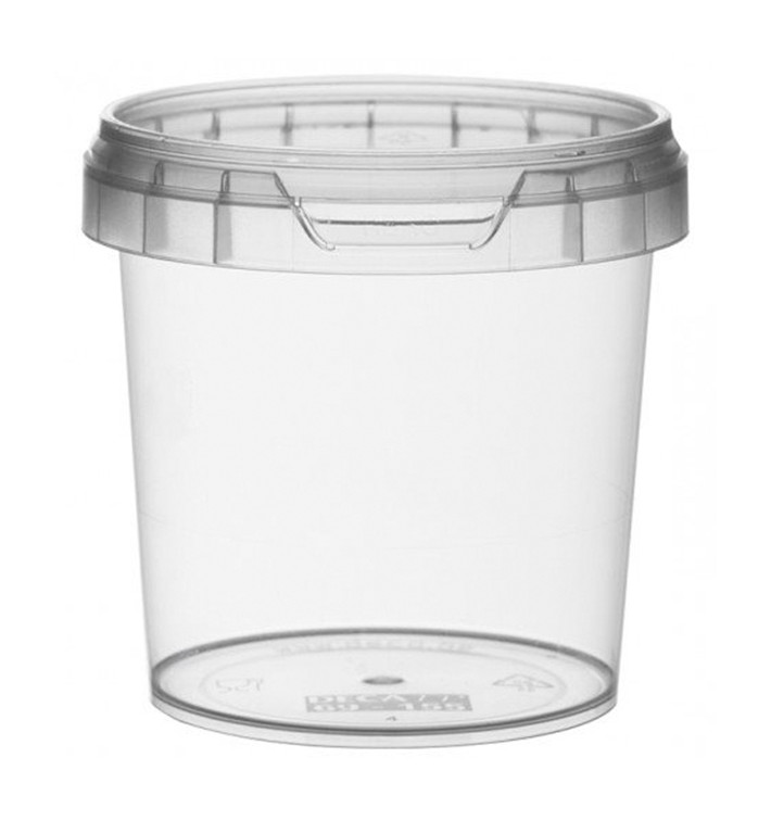 Plastic Deli Container with Plastic Lid PP Tamper-Evident 155 ml Ø6,9 (960 Units) Plastic Deli Container with Plastic Lid PP Tamper-Evident 155 ml Ø6,9 (960 Units)