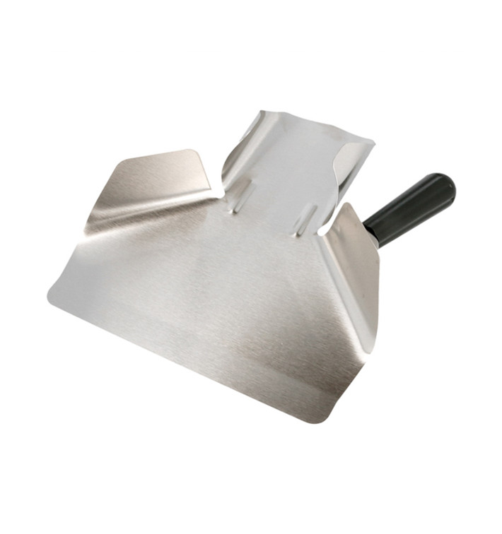 French Fries Scoop Steel 1 Handle Stainless Silver 20x22,5x5 cm (1 Unit) French Fries Scoop Steel 1 Handle Stainless Silver 20x22,5x5 cm (1 Unit)