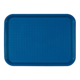 Plastic Tray Fast Food Blue 27,5x35,5cm (1 Unit) 