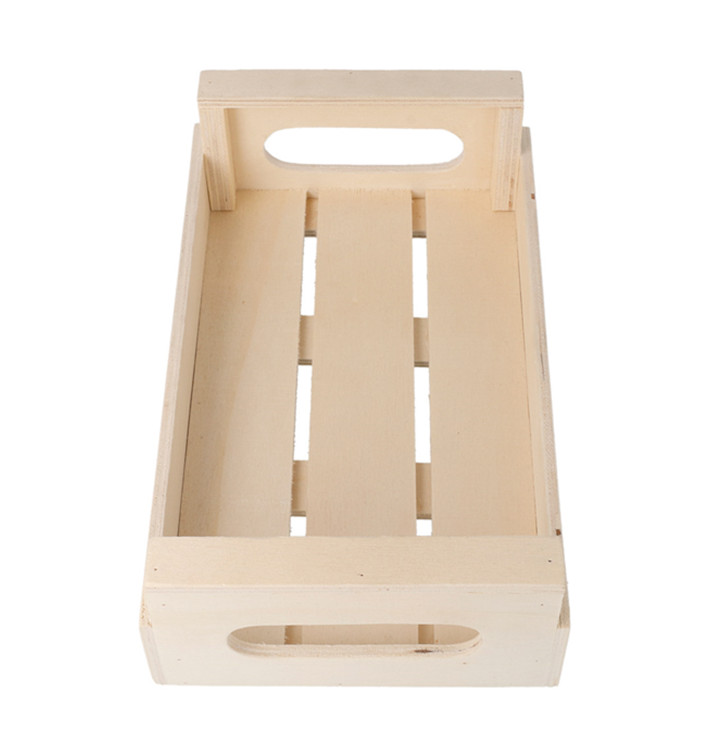 Wooden Display Box with Handle 20,5x12,5x6,5cm (1 Unit) Wooden Display Box with Handle 20,5x12,5x6,5cm (1 Unit)