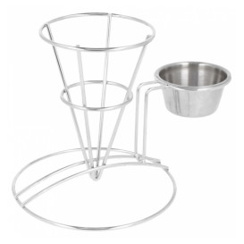 Display Basket Containers Steel with Cup Ø8,3x12,7cm (1 Unit) 