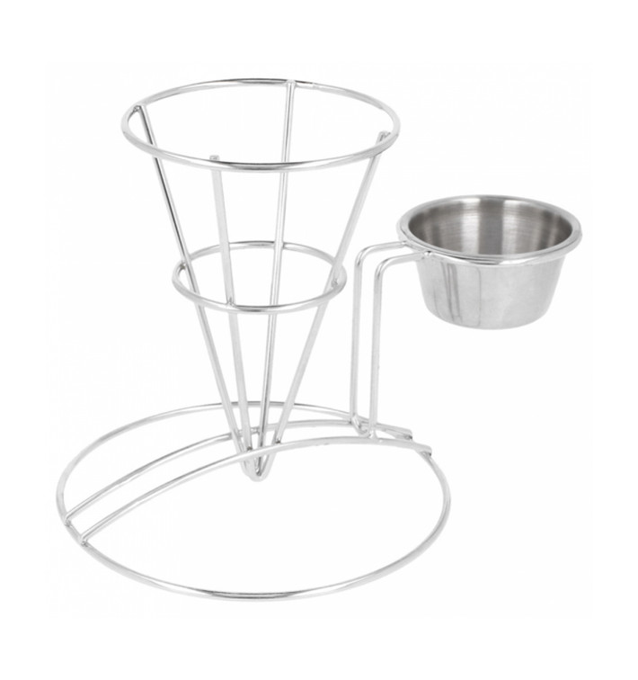 Display Basket Containers Steel with Cup Ø8,3x12,7cm (12 Units) Display Basket Containers Steel with Cup Ø8,3x12,7cm (12 Units)