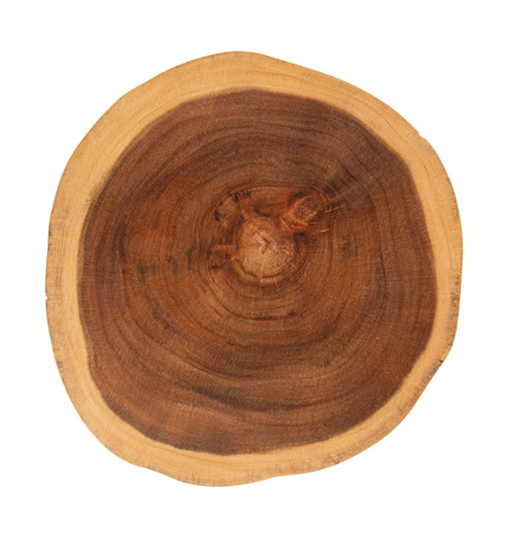 Wooden Serving Platter Round shape Ø30,5x3,5cm (1 Unit) Wooden Serving Platter Round shape Ø30,5x3,5cm (1 Unit)