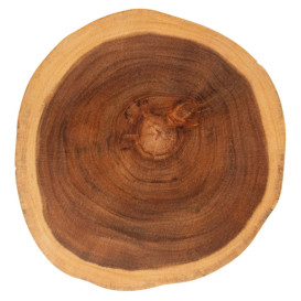 Wooden Serving Platter Round shape Ø30,5x3,5cm (4 Units)