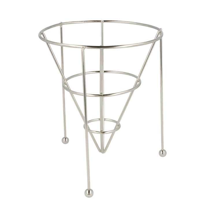 Serving Basket Containers Steel Stackable Ø12,7x15,2cm (1 Unit) Serving Basket Containers Steel Stackable Ø12,7x15,2cm (1 Unit)