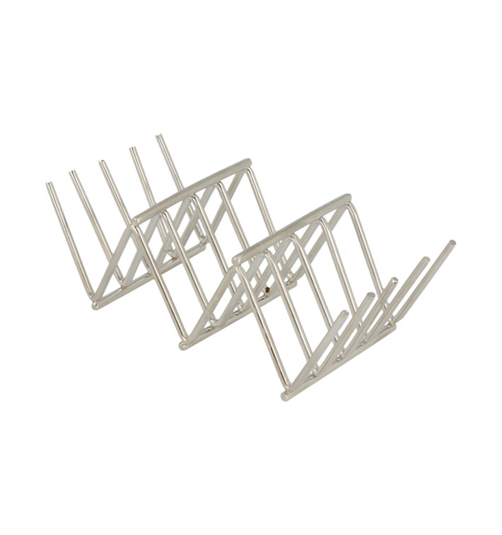Sandwich Holder Steel 11,8x5,1x3,7cm (12 Units) Sandwich Holder Steel 11,8x5,1x3,7cm (12 Units)