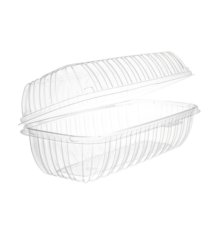 Plastic Hinged Deli Container OPS "Clear Seal" 290ml (100 Units)