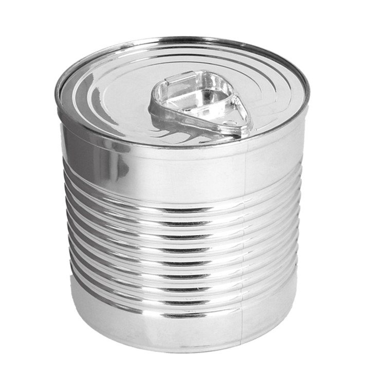Tasting Plastic Tin Can PS Silver 110ml Ø6,1x6cm (25 Units) Tasting Plastic Tin Can PS Silver 110ml Ø6,1x6cm (25 Units)