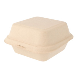 Sugarcane Burger Box 152x152x84mm (50 Units)
