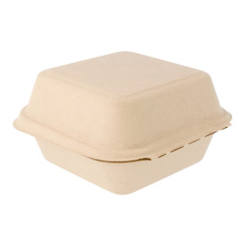 Sugarcane Burger Box 152x152x84mm (600 Units)