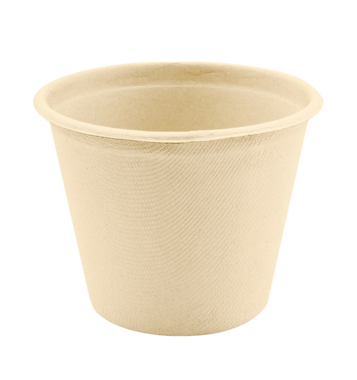 Sugarcane Container Natural Ø9,5cm 425ml (50 Units) Sugarcane Container Natural Ø9,5cm 425ml (50 Units)