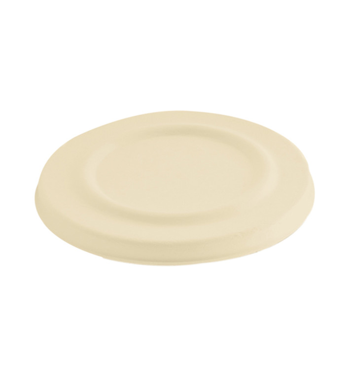 Sucarcane Lid Container 425ml Natural Ø9,5cm (50 Units) Sucarcane Lid Container 425ml Natural Ø9,5cm (50 Units)