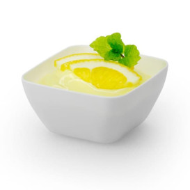 Tasting Plastic Bowl PS White 5x5x3 cm 75ml (20 Units)
